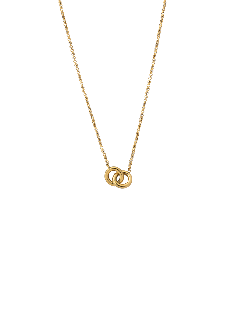 Collar Con Doble Contorno Circulo