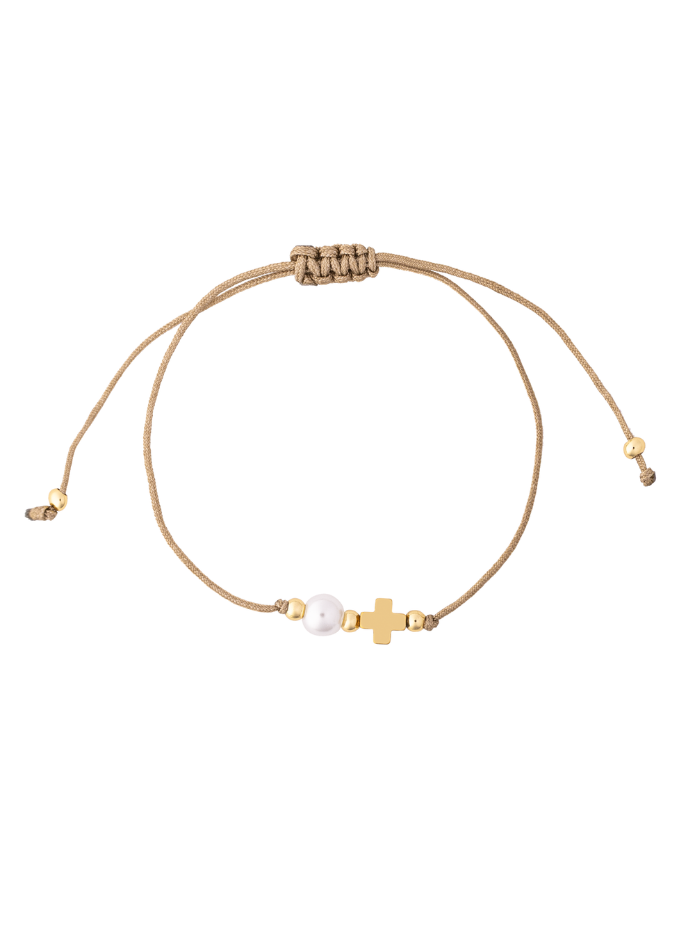 Pulsera Hilo Con Perlita y Dije