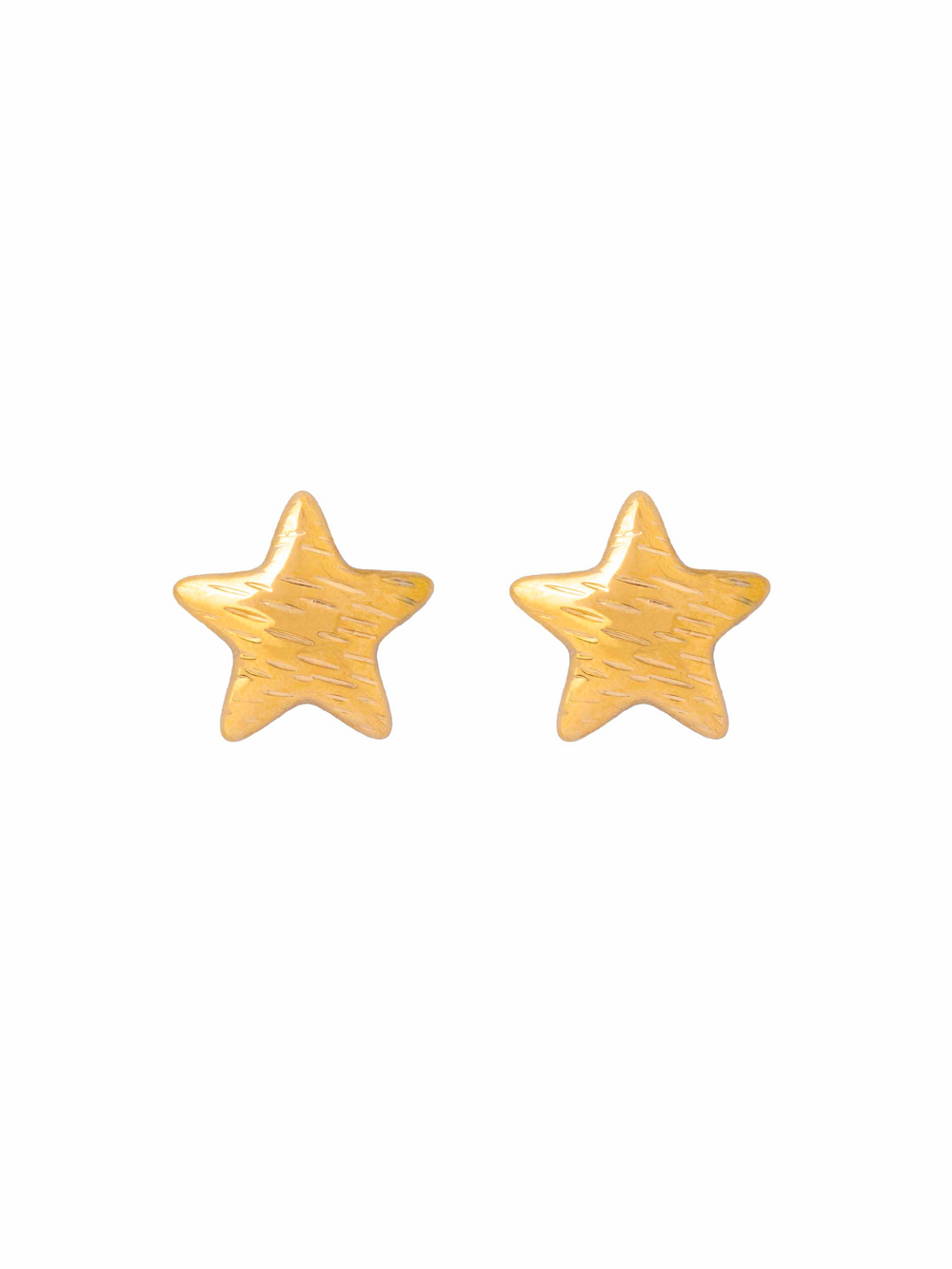 Par Arete Estrella Con Lineas