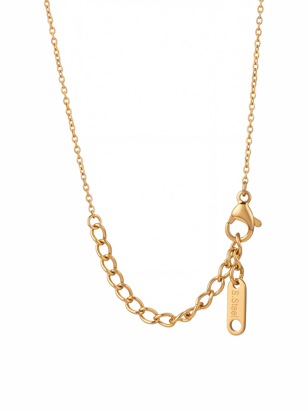 Collar Con Dije Zirconia Rectangular