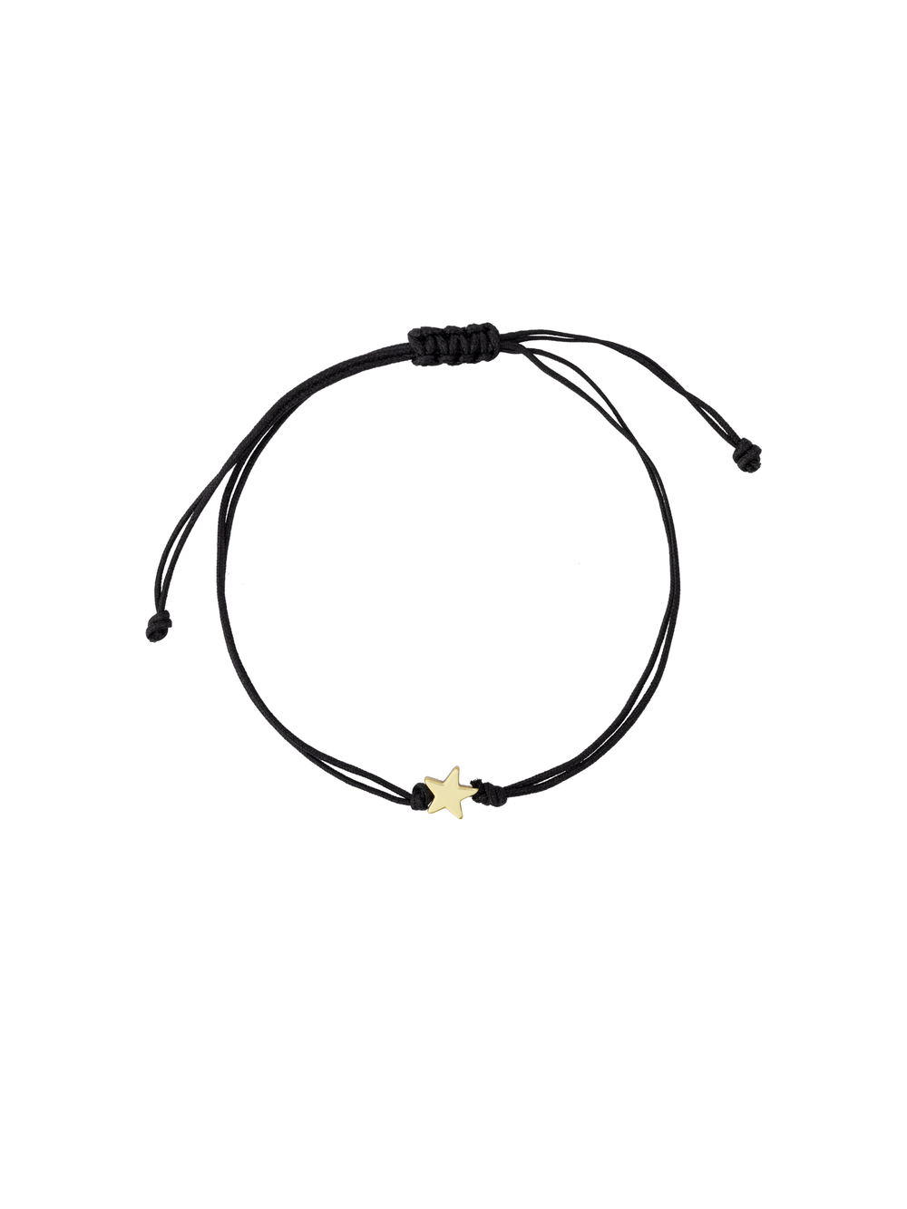 Pulsera Hilo Con Estrella Dorada