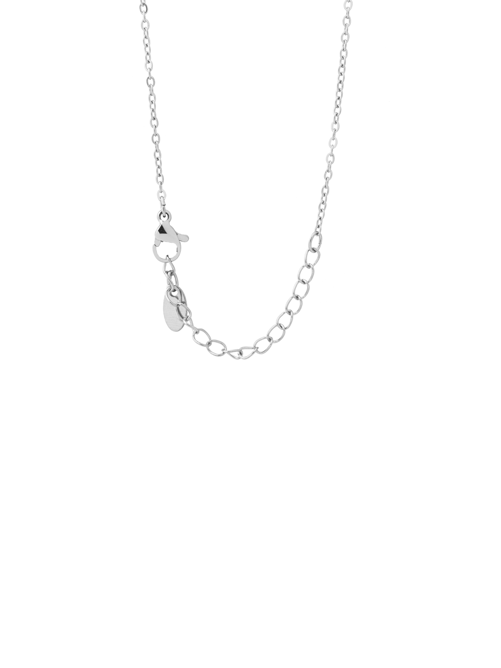 Collar Con Doble Cruz Y Zirconia