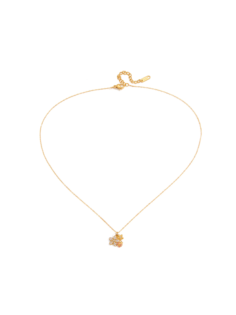 Collar Dije Flores y Catarina