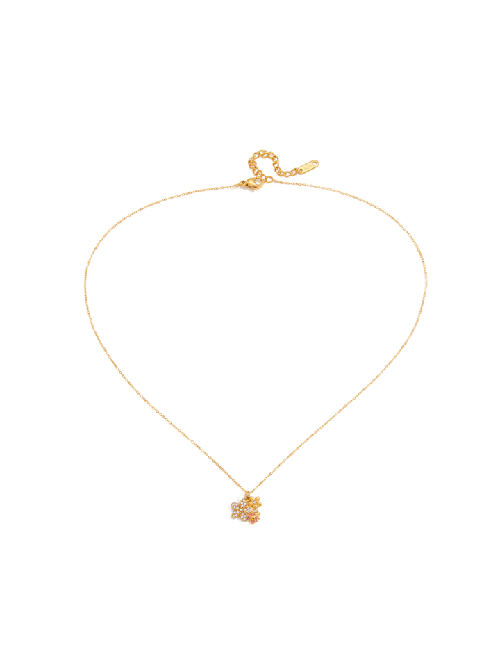 Collar Dije Flores y Catarina