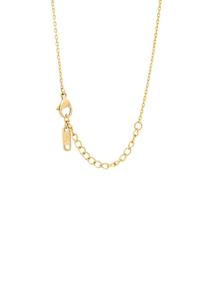 Collar Linea Curveada Zirconias