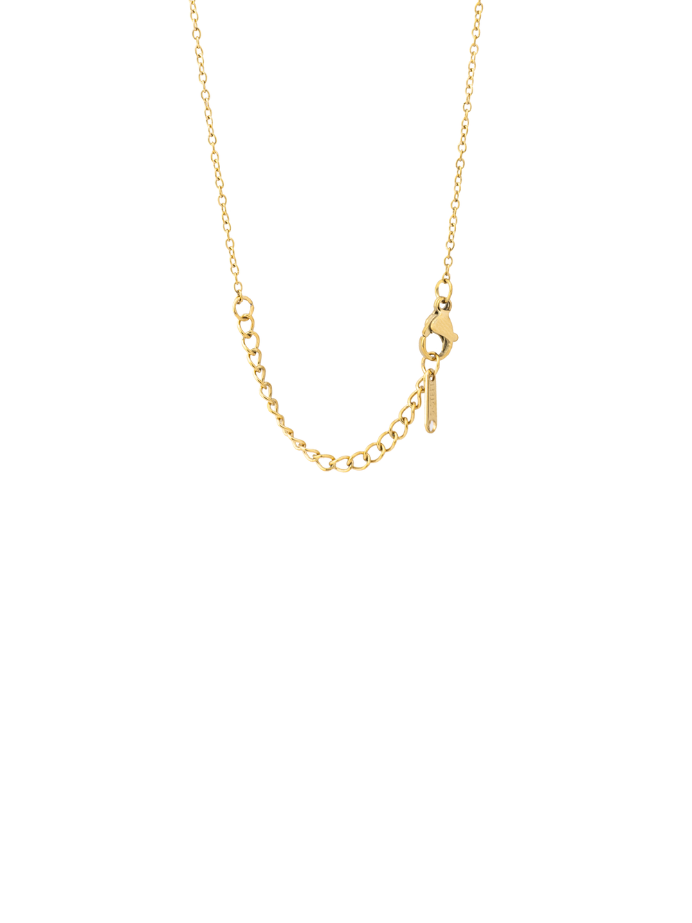 Collar Eslabones Largos Con Zirconias