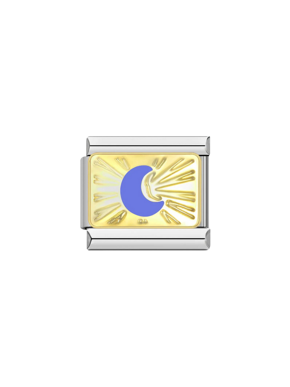 Charm Luna Azul Fondo Dorado