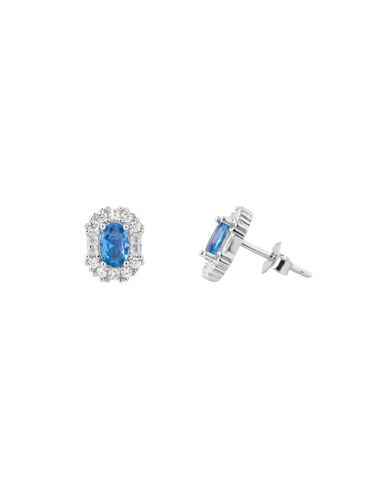 Par Arete Ovalado Zirconias
