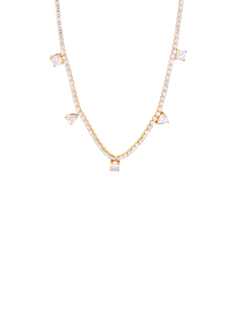 Collar Tennis Zirconias Con Figuras
