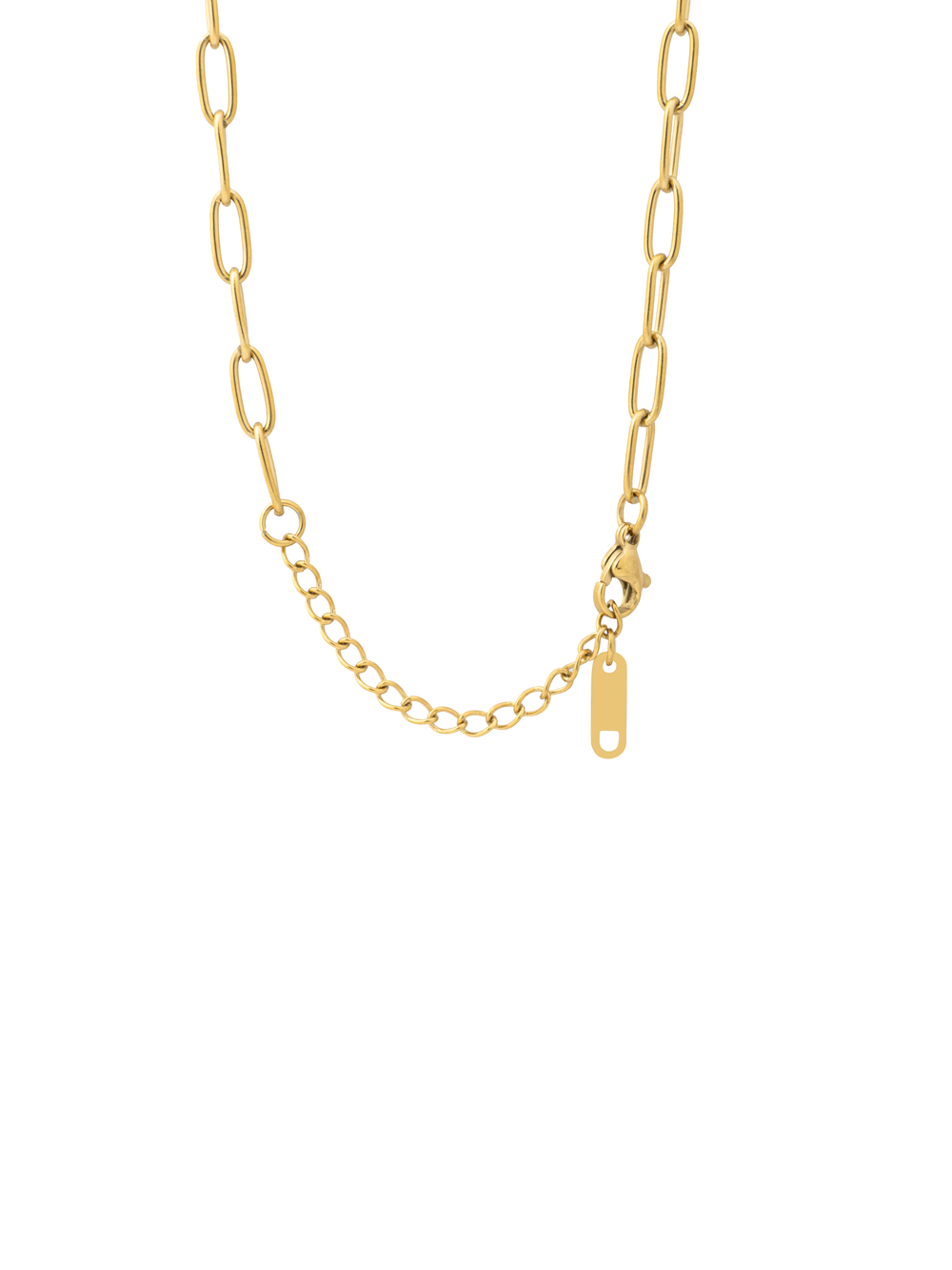 Collar Eslabones Dije Corazon Candado