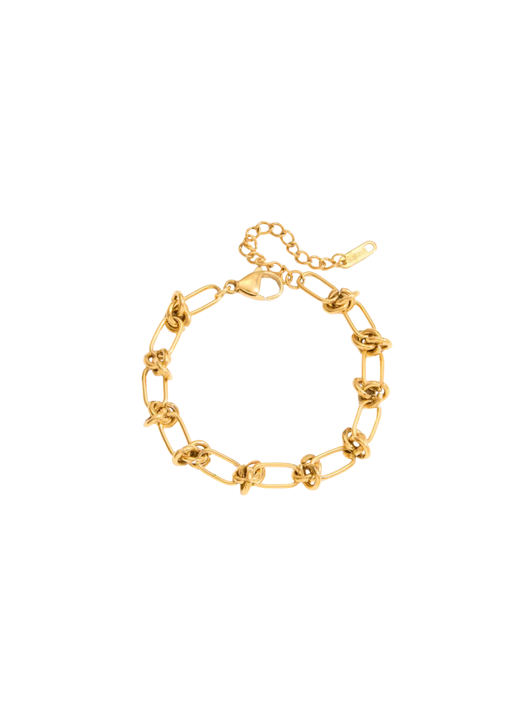 Pulsera Eslabones Y Nudos