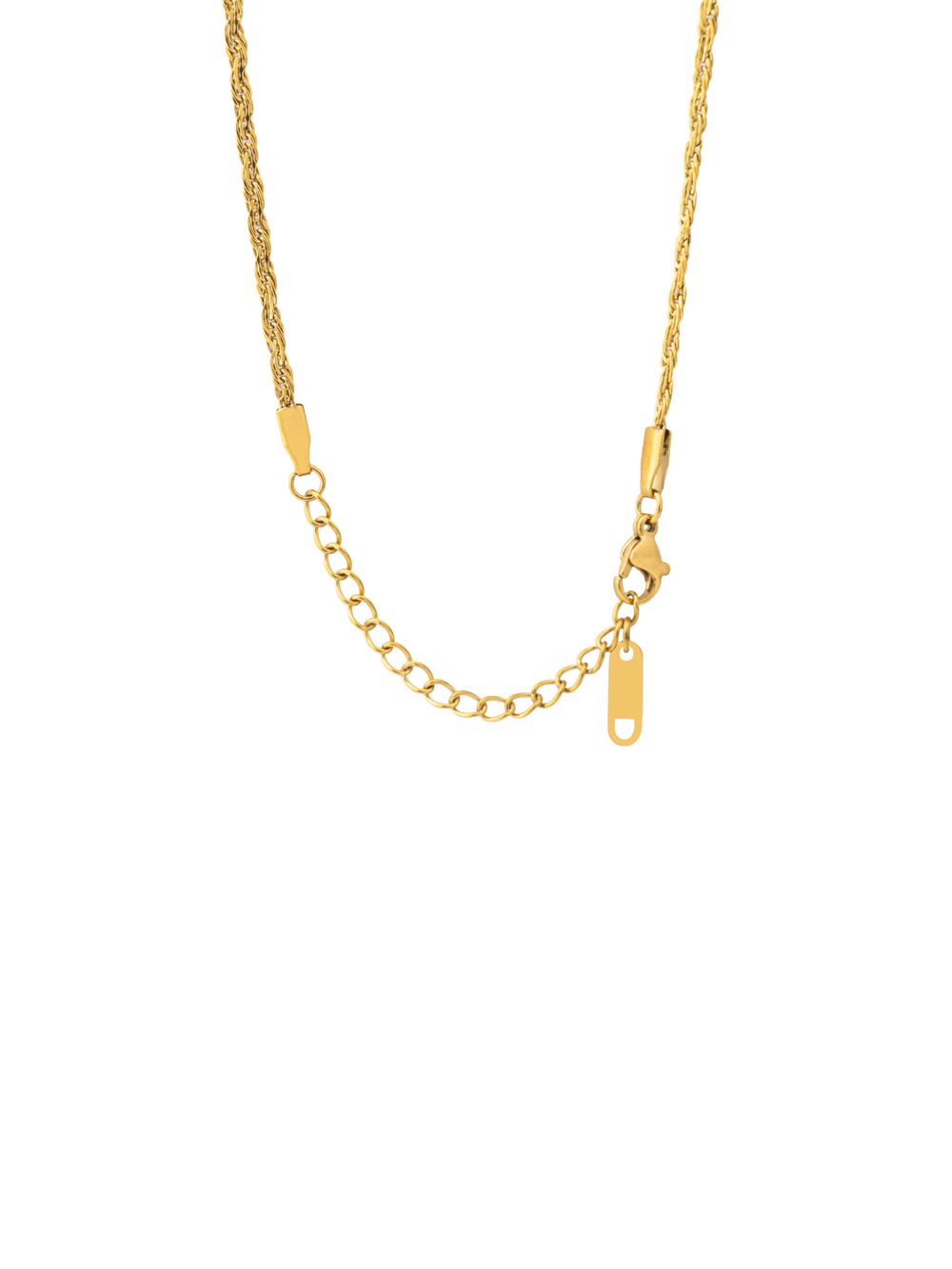 Collar Trenzado Dije Medalla Corazón Con Zirconias