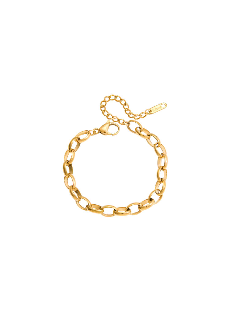 Pulsera Eslabones Ovalados 7 mm