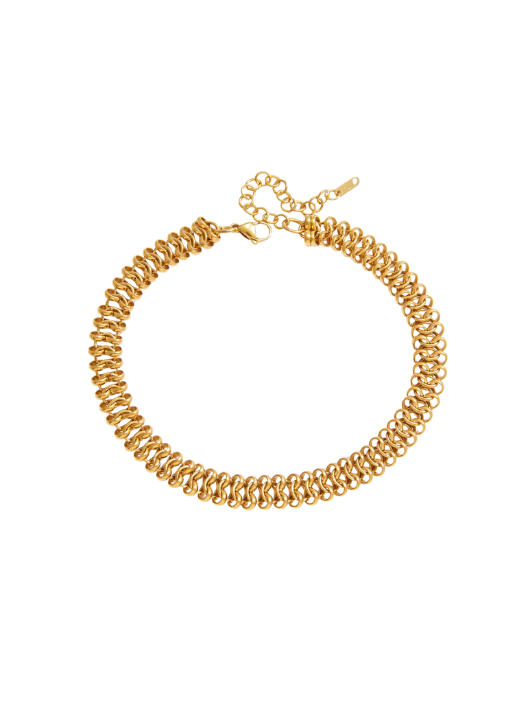 Choker Eslabon Forma De Ocho