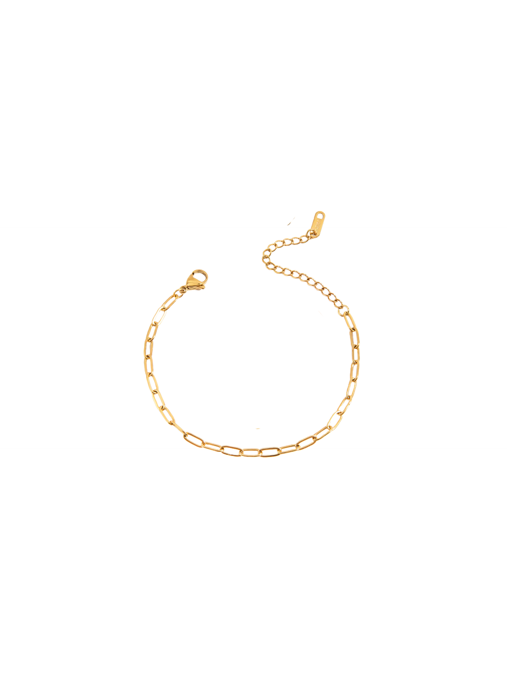 Pulsera Eslabones Tipo Clip 3 mm