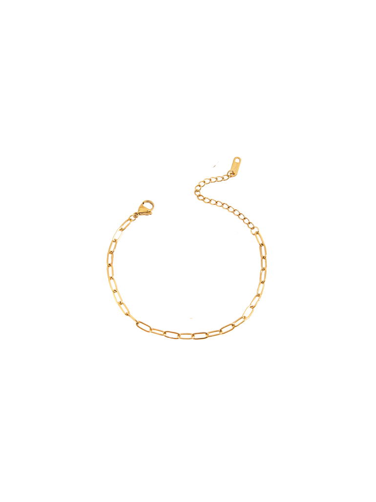Pulsera Eslabones Tipo Clip 3 mm