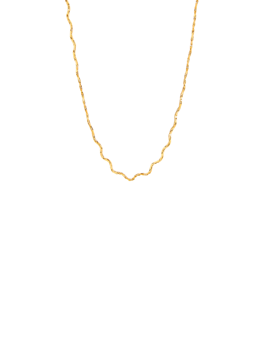 Collar Eslabones Ondulados