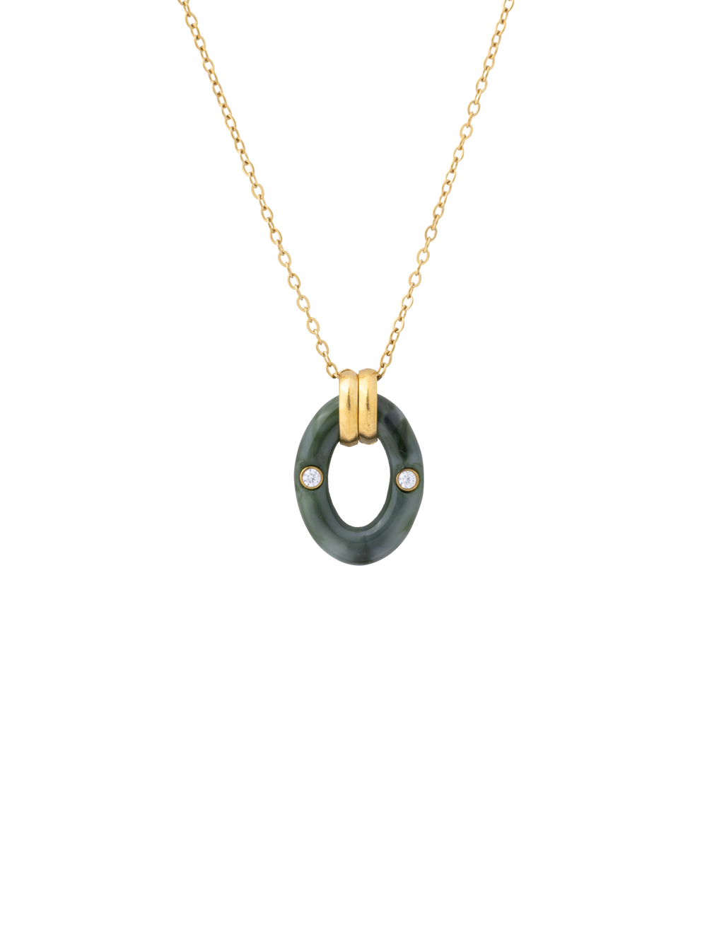 Collar Con Dije Ovalado