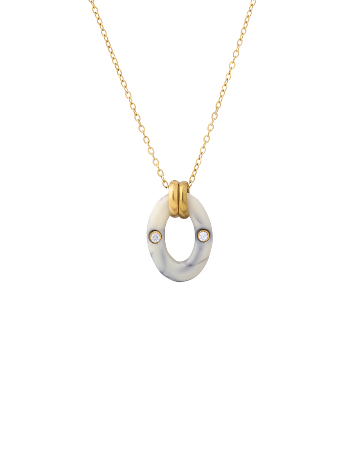 Collar Con Dije Ovalado