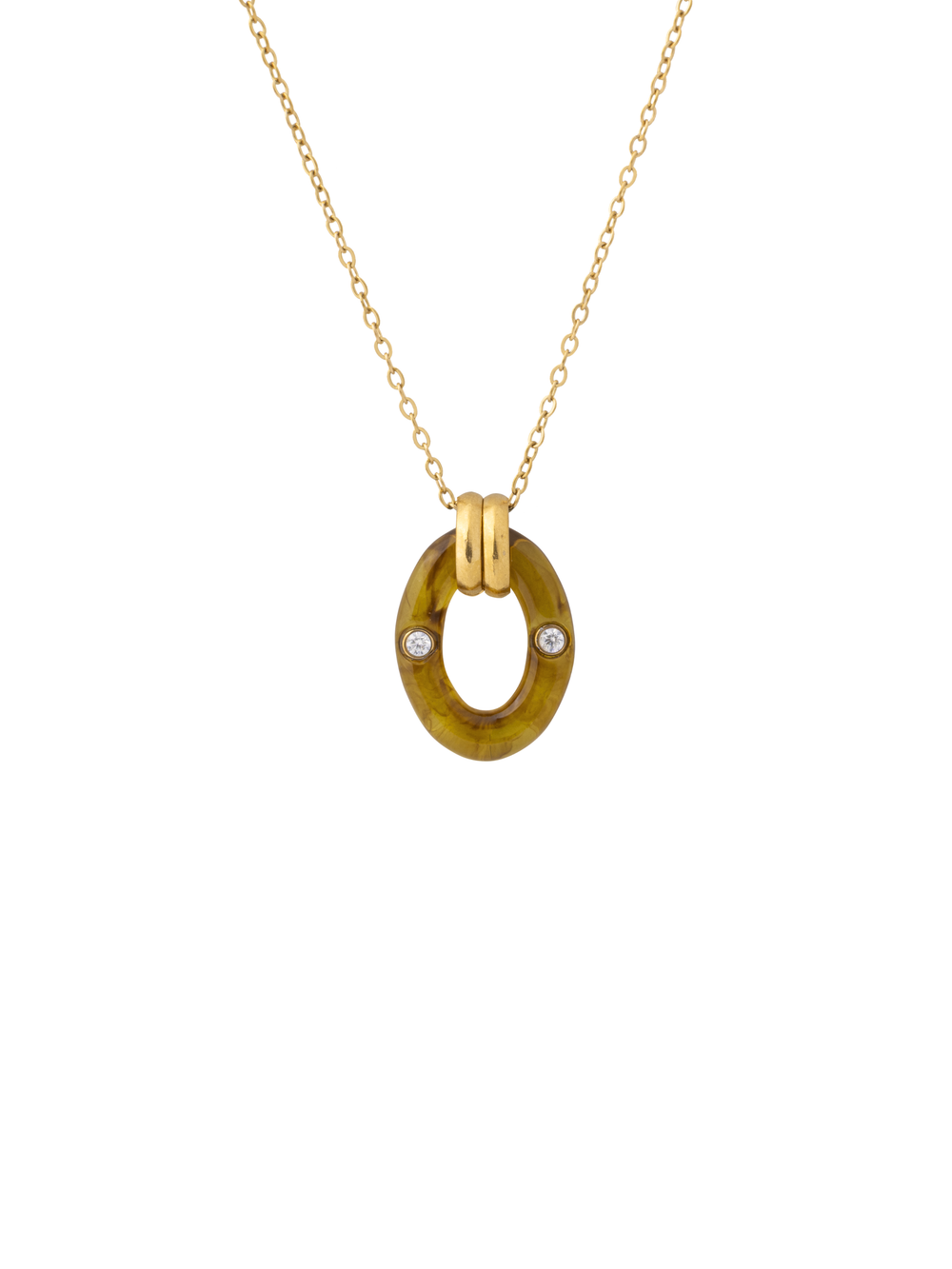 Collar Con Dije Ovalado