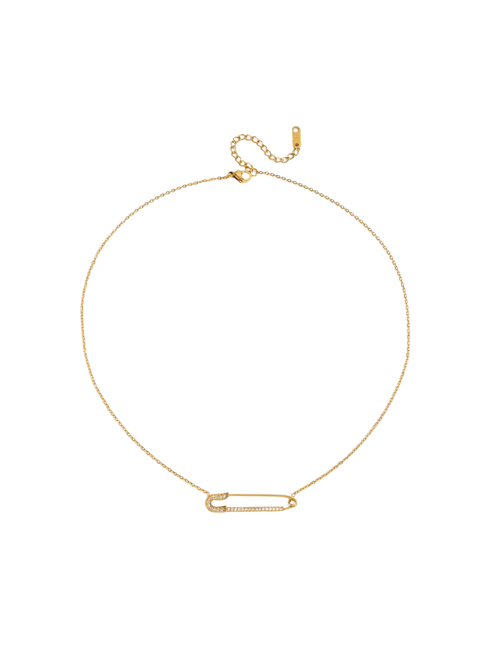 Collar Con Dije Clip Zirconias