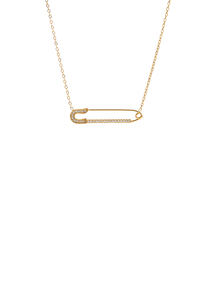 Collar Con Dije Clip Zirconias