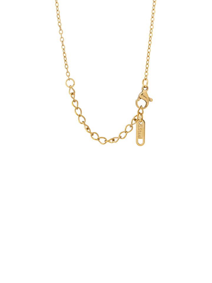 Collar Con Dije Mini Corazon Zirconia