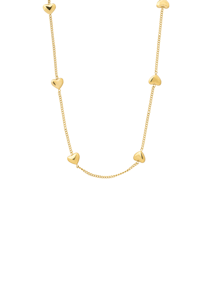 Choker Corazones Lisos