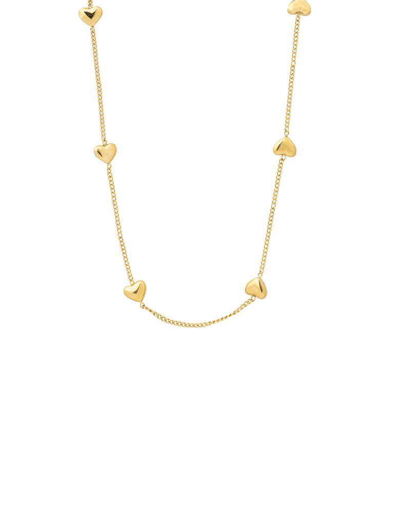 Choker Corazones Lisos