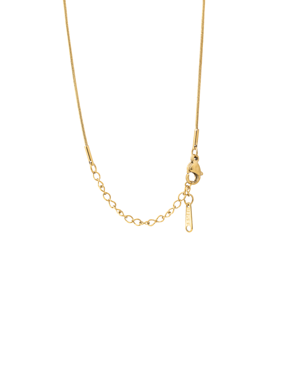 Collar Delgado Dije Contorno Corazon