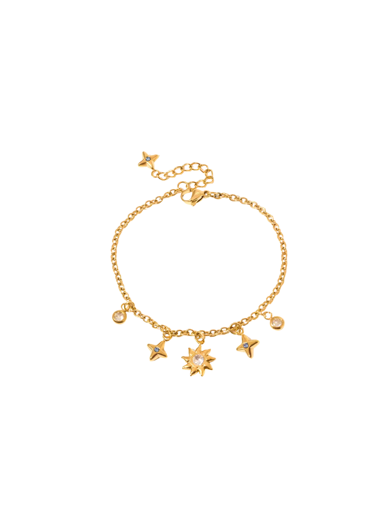Pulsera Con Sol y Zirconias