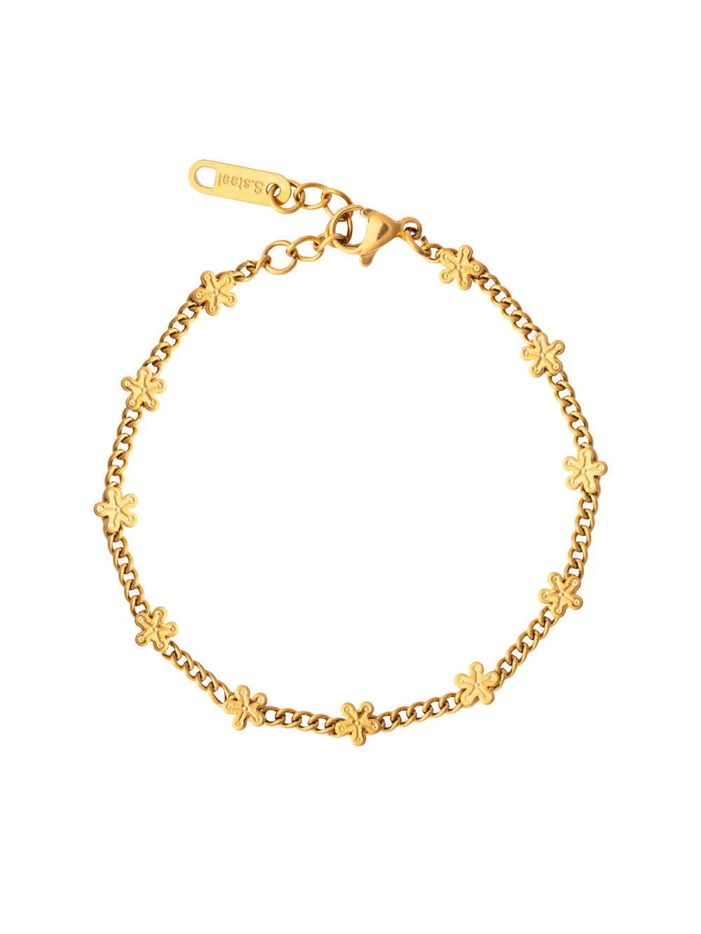 Pulsera Con Mini Flores