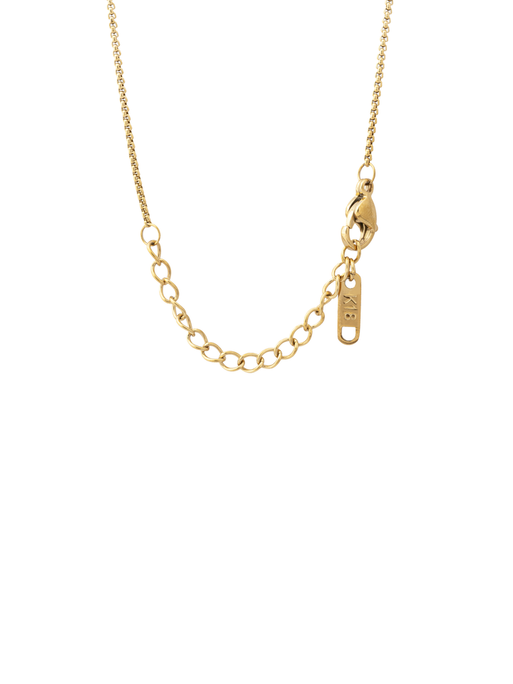 Collar Dije Contorno Circulo Zirconias