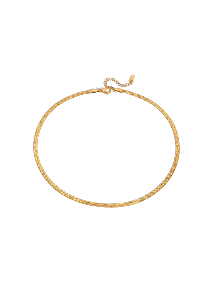 Collar Planchado Con Textura Forma Ocho