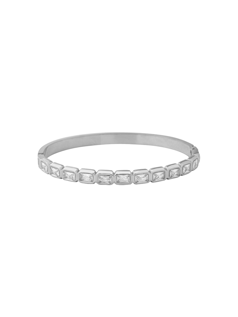 Brazalete Zirconias Rectangulares