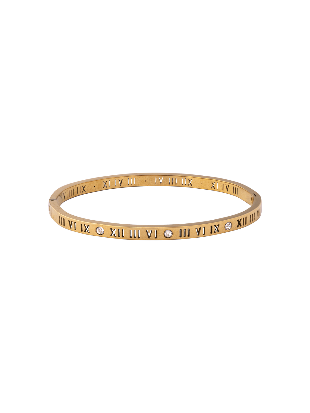 Brazalete Numeros Romanos Y Zirconias