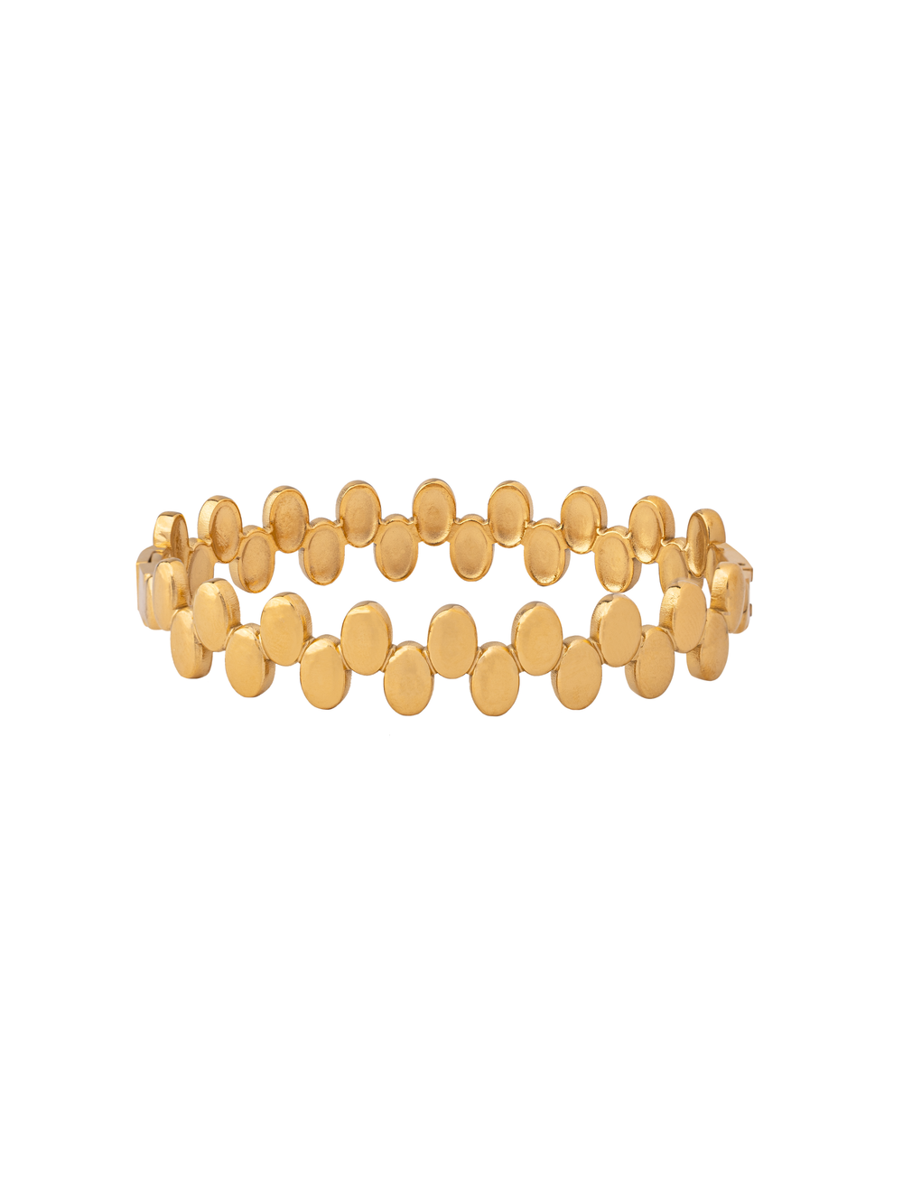 Brazalete Ovalos Zig Zag