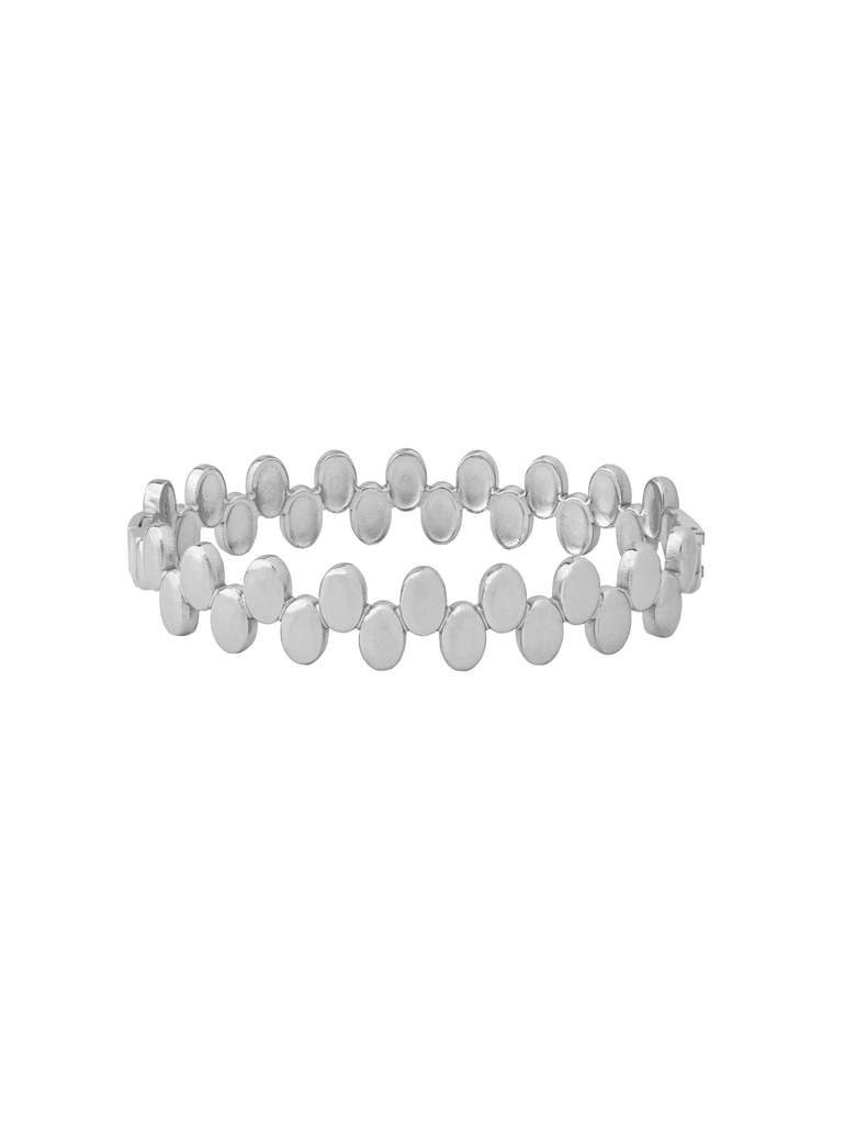 Brazalete Ovalos Zig Zag