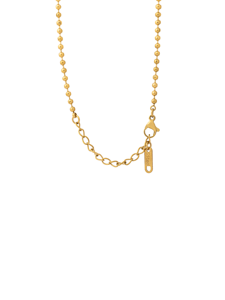 Collar Bolitas Con Zirconias