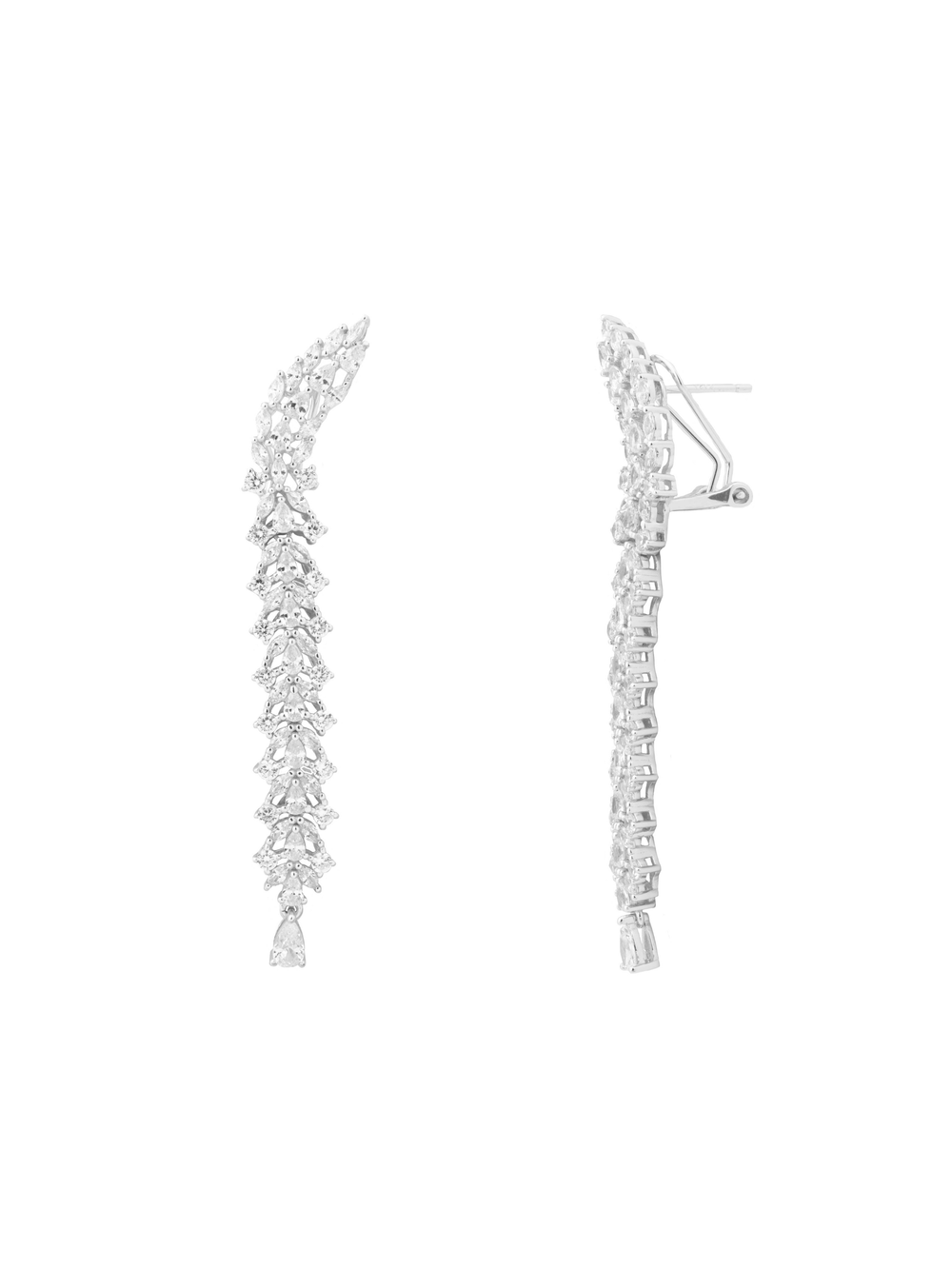 Par Arete Espiga Con Zirconias