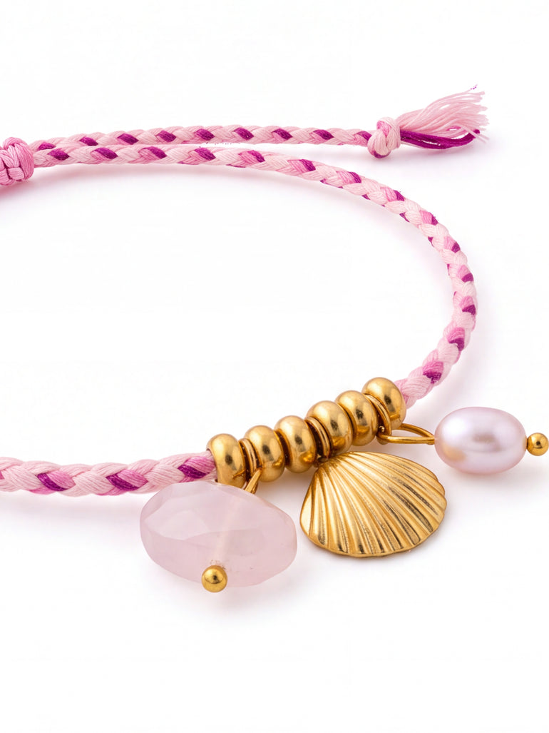 Pulsera Hilo Colores Con Dijes Marinos