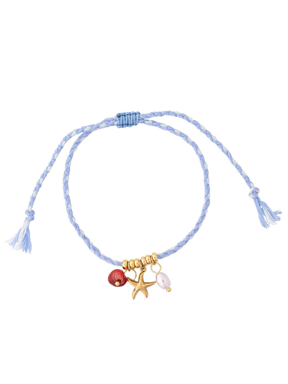 Pulsera Hilo Colores Con Dijes Marinos