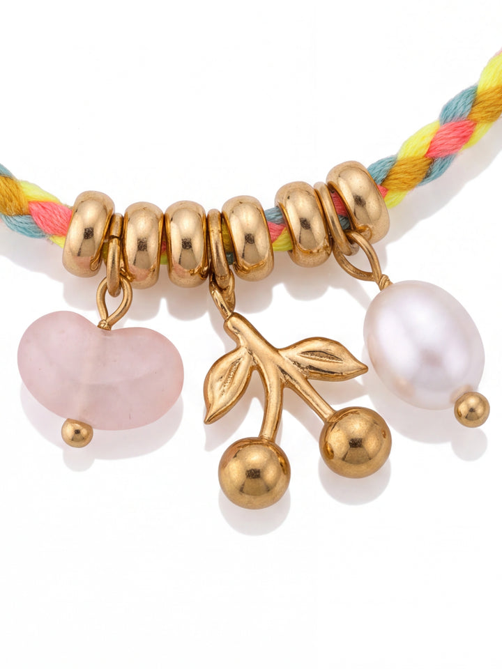 Pulsera Hilo Colores Con Dijes Marinos