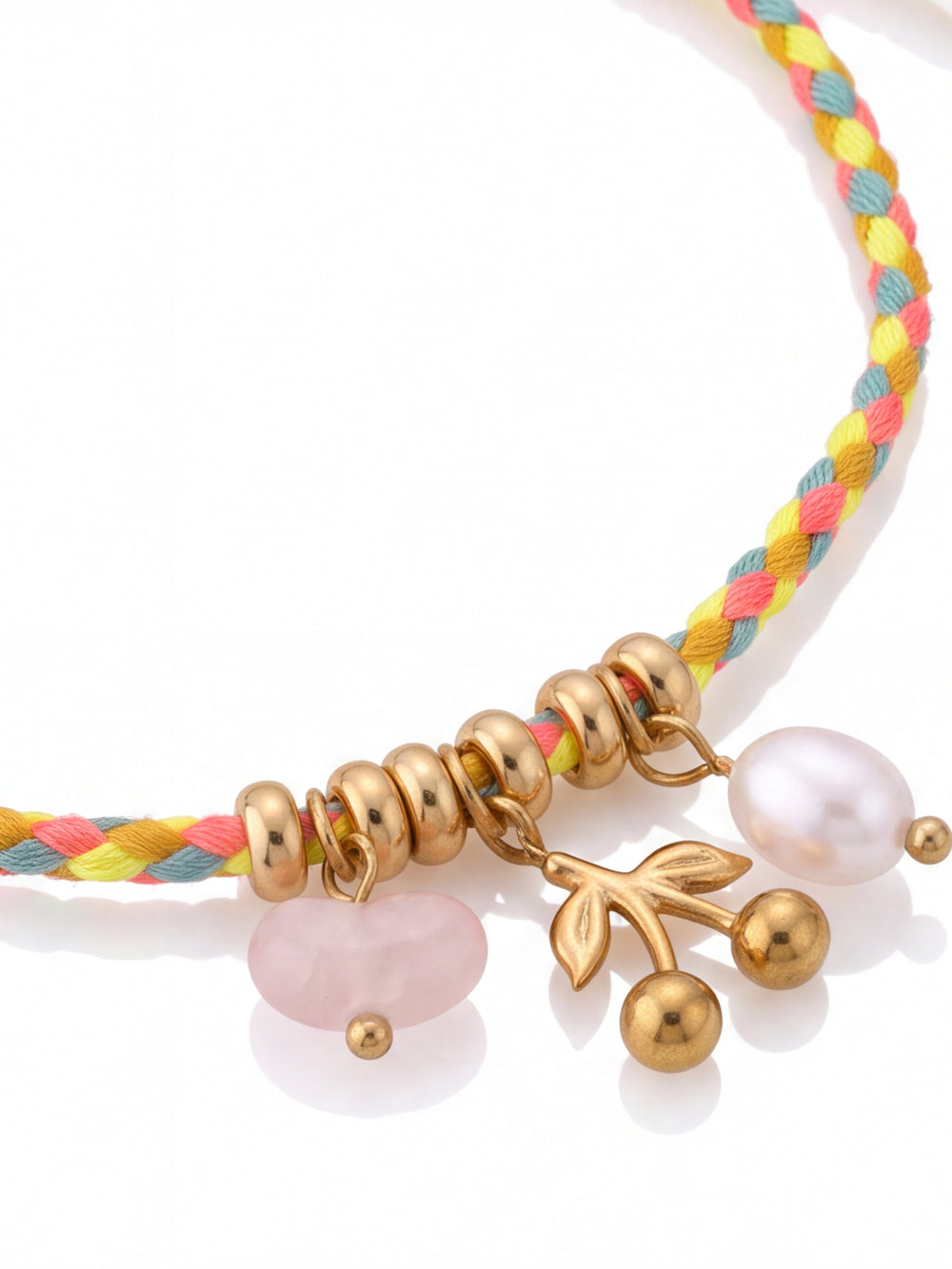 Pulsera Hilo Colores Con Dijes Marinos