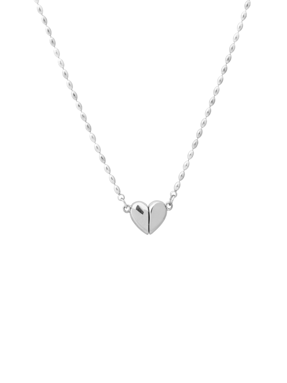 Choker Bolitas Con Corazon Dividido