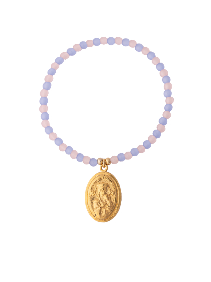 Pulsera Azul Y Rosa San Gerardo Para Embarazadas