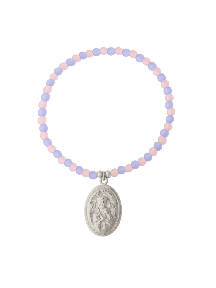 Pulsera Azul Y Rosa San Gerardo Para Embarazadas