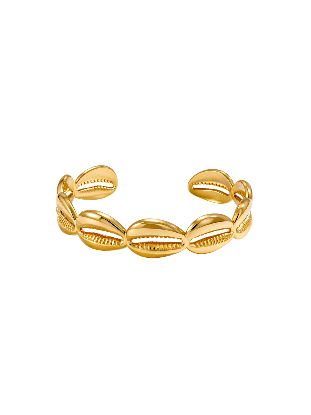 Brazalete Abierto Con Conchas