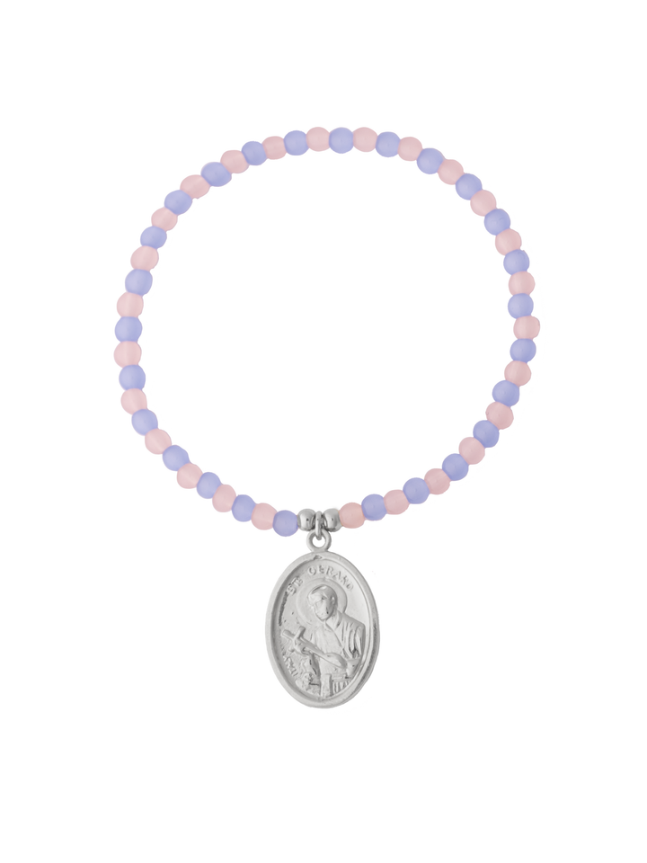 Pulsera Azul Y Rosa San Gerardo Para Embarazadas