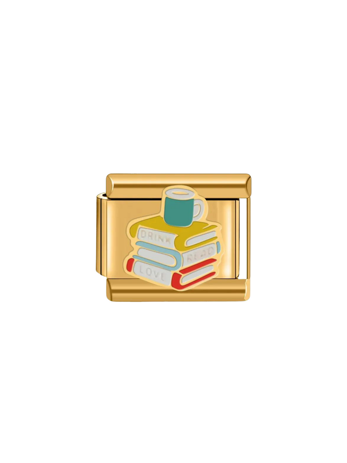 Charm Libros Con Taza